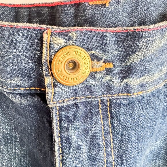 Above the Clouds Denim Skirt Short 8 - Picture 4 of 8